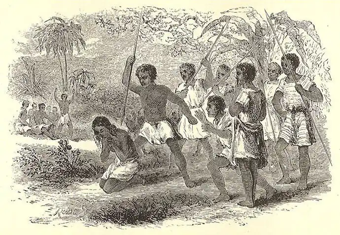 19. század, gyarmatosítás, I. Ranavalona, Kegyetlen uralkodó, Madagaszkár, Madagaszkári Királyság, Népirtás, rabszolgaság, történelem, Véres királynő