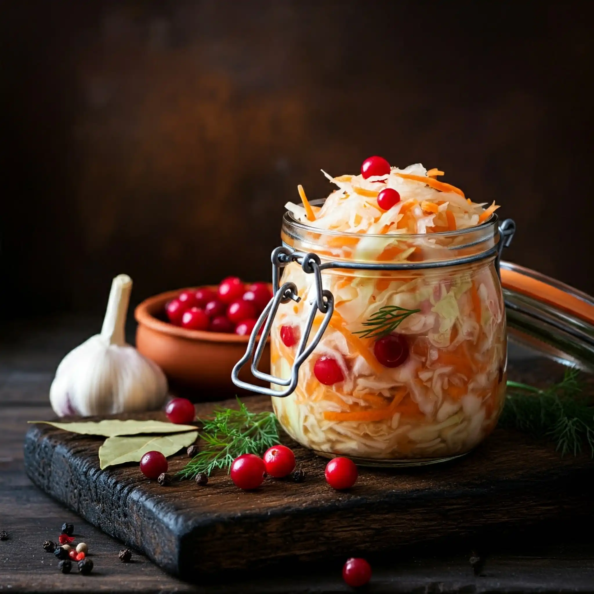 ásványi anyagok, bélflóra, C-vitamin, egészséges táplálkozás, egészségügyi előnyök, ellenjavallatok, emésztés, fekély, fermentáció, fermentált káposzta, gyomorhurut, immunrendszer, kockázatok, magas vérnyomás, probiotikumok, receptek, rost, savanyú káposzta, savanyúság, tejsav, téli eltevés, vitaminok