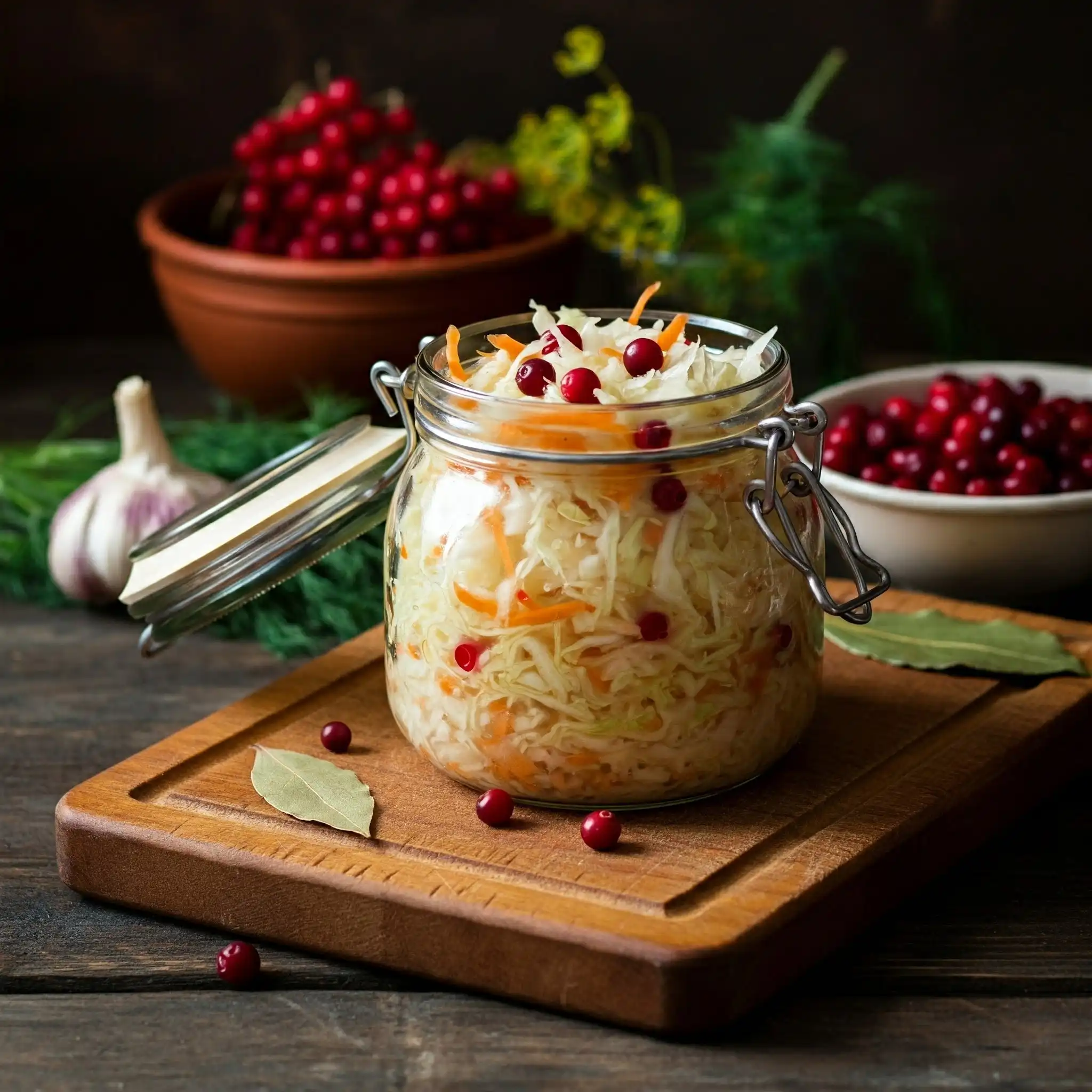ásványi anyagok, bélflóra, C-vitamin, egészséges táplálkozás, egészségügyi előnyök, ellenjavallatok, emésztés, fekély, fermentáció, fermentált káposzta, gyomorhurut, immunrendszer, kockázatok, magas vérnyomás, probiotikumok, receptek, rost, savanyú káposzta, savanyúság, tejsav, téli eltevés, vitaminok