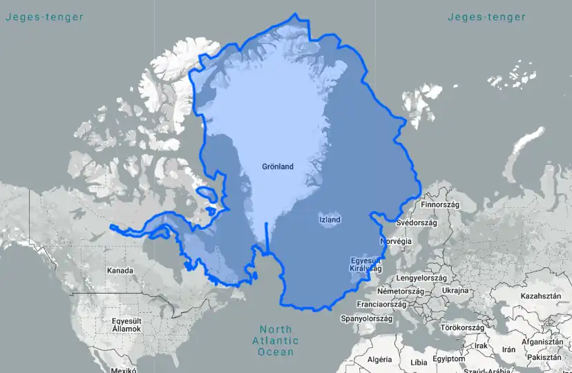 Antarktisz, érdekességek, földrajz, kontinens, méret, összehasonlítás, térkép, torzítás