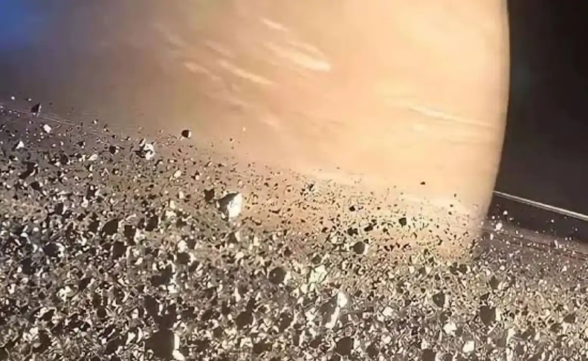 asztrofizika, Bolygógyűrűk, csillagászat, fizika, kozmosz, Szaturnusz, Űrszemét