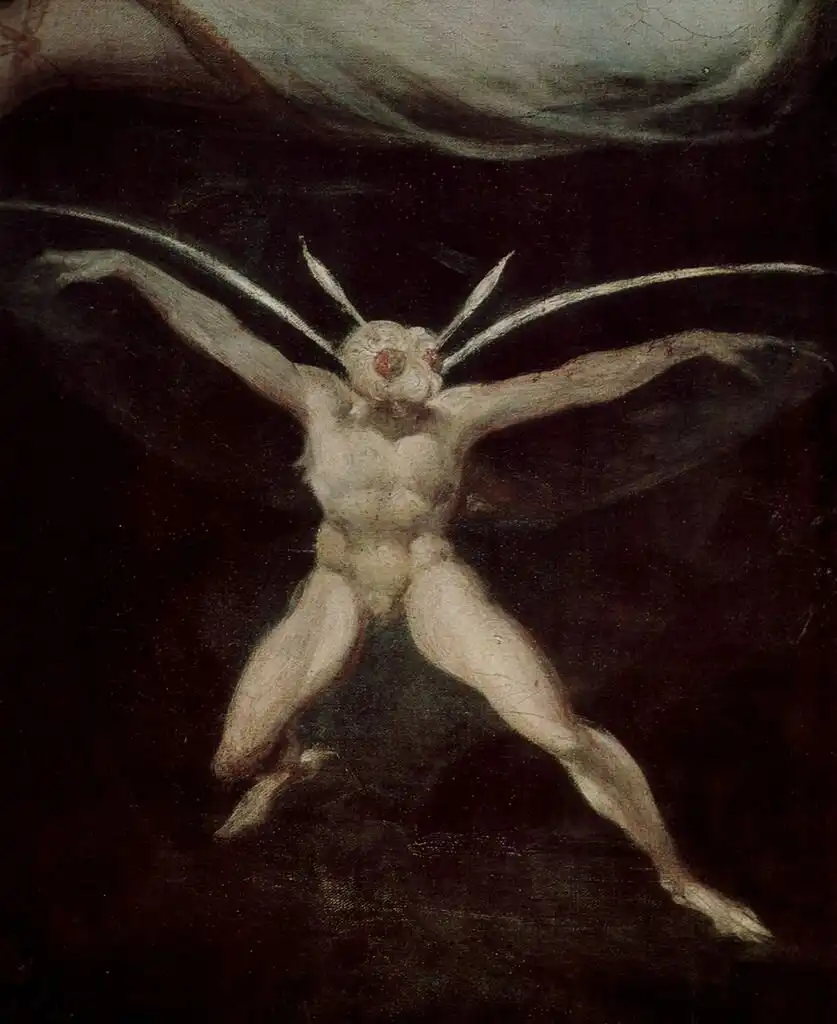 18. század, Anglia, festészet, gótika, Henry Fuseli, irodalom, Kultúra, lidércek, mitológia, művészet, művészettörténet, portré, rémálom, romantika, sötét romantika, szürrealizmus, történelem