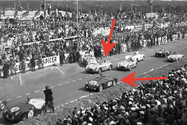 autóversenyzés, baleset, biztonság, Jaguar, katasztrófa, Le Mans, Mercedes, történelem, tragédia, versenyautó