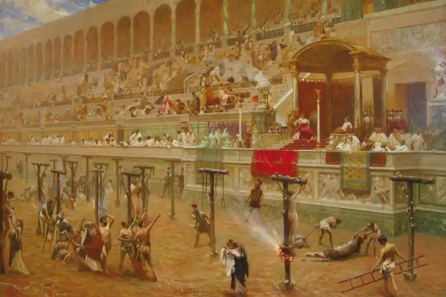 antik civilizáció, furcsa tények, halálbüntetés, ókori róma, rabszolgaság, Róma, római jog, római szokások, római társadalom, római vallás, történelem