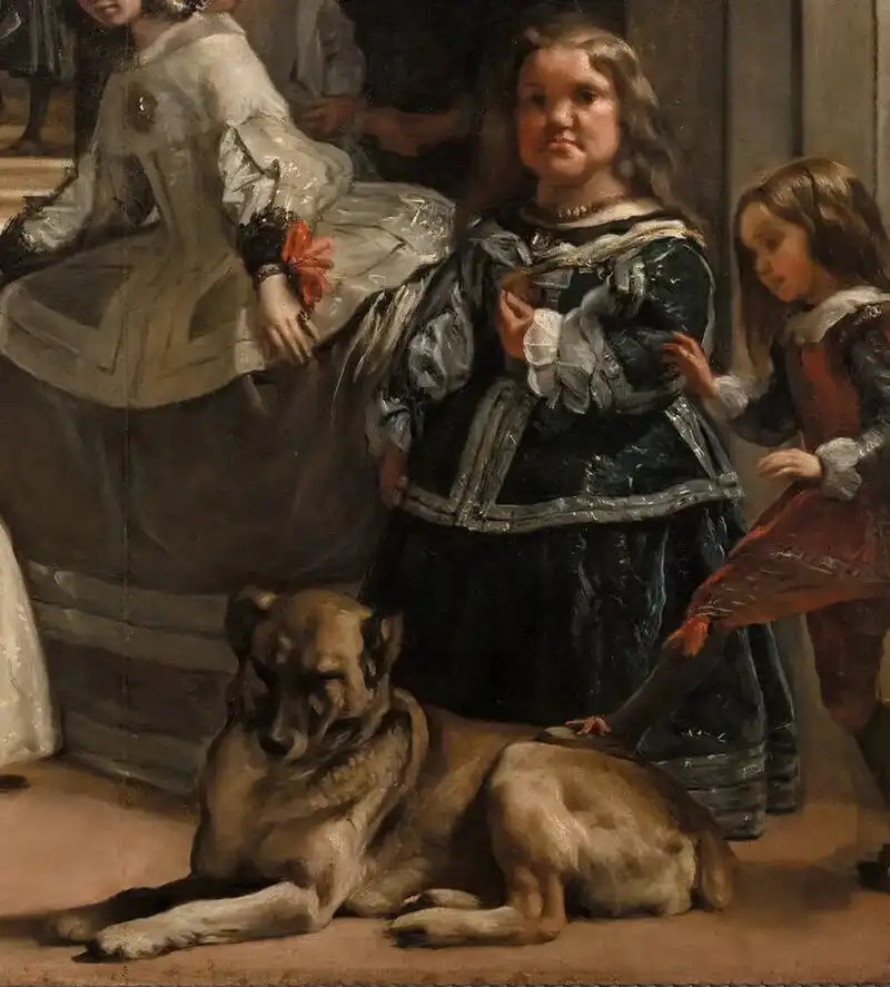 Az udvarhölgyek, bőrszín, búcaró, Diego Velázquez, festészet, festményelemzés, galéria, infánsnő, IV. Fülöp, kompozíció, misztikum, művészettörténet, spanyol barokk, szimbolizmus, tükör, udvar