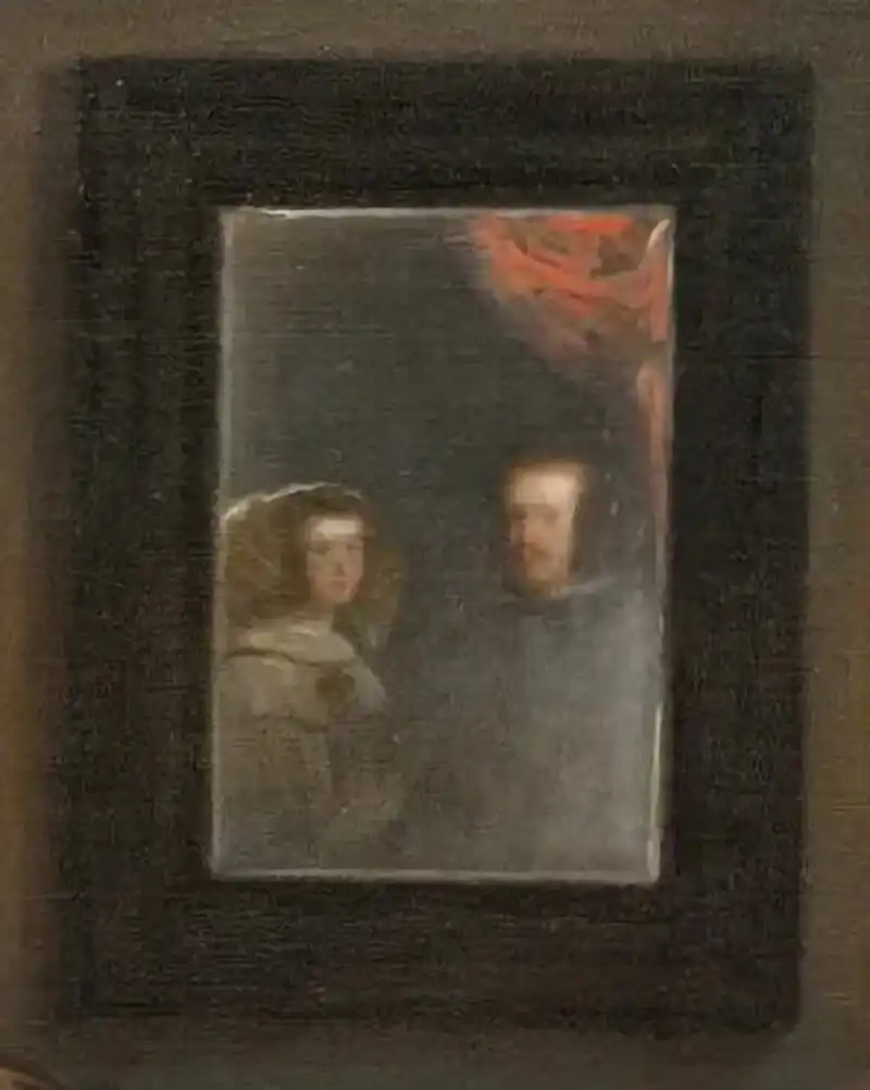 Az udvarhölgyek, bőrszín, búcaró, Diego Velázquez, festészet, festményelemzés, galéria, infánsnő, IV. Fülöp, kompozíció, misztikum, művészettörténet, spanyol barokk, szimbolizmus, tükör, udvar