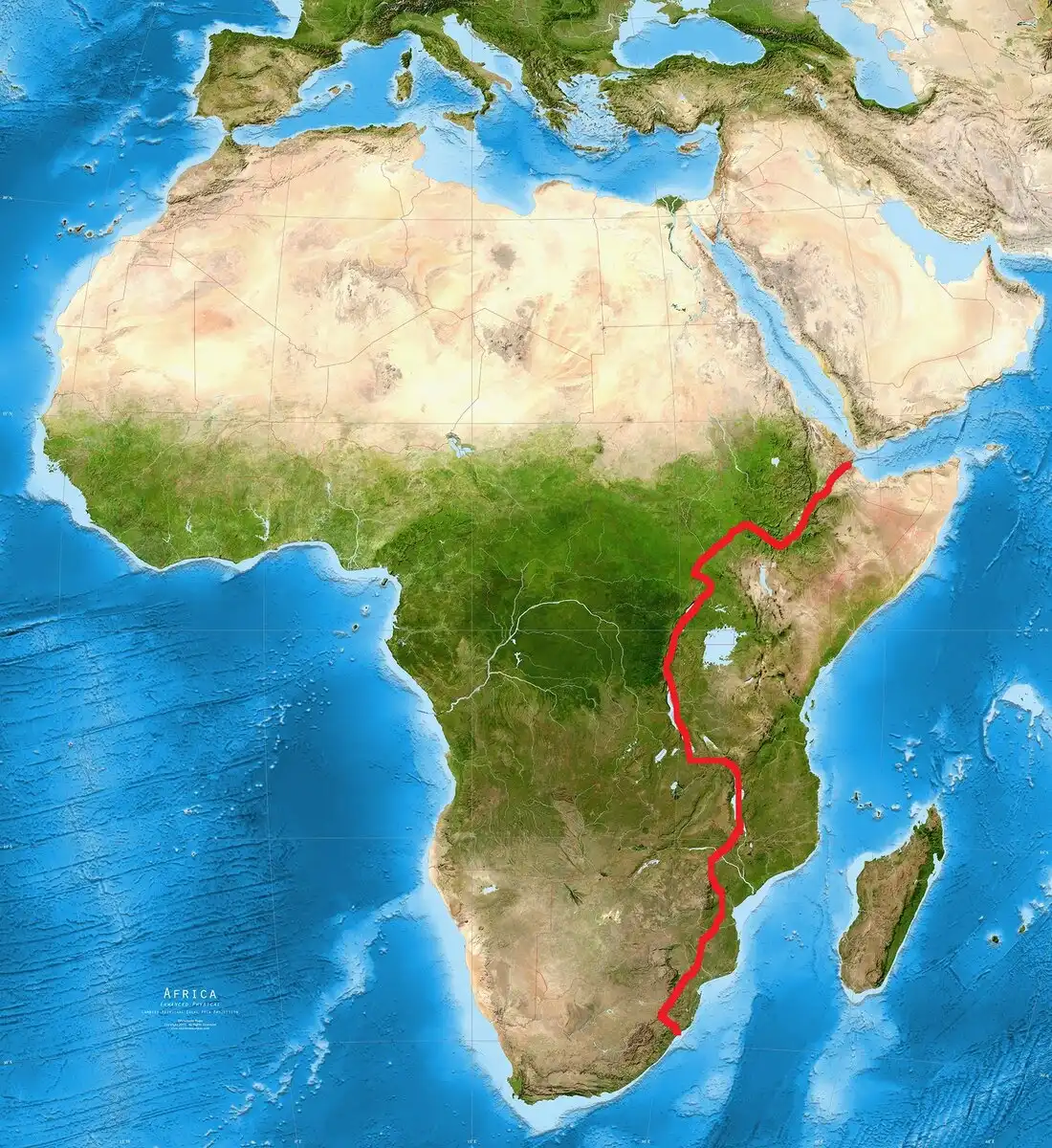 afrika, földtan, jövő, kontinens, Kőzetlemez, Riftvölgy, Szétválás, sziget, tektonika, vulkán