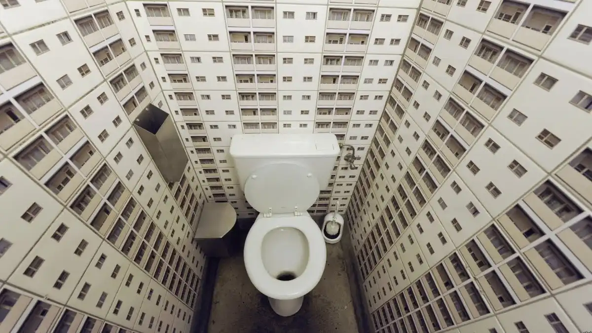 bizarr, dizájn, enteriőr, felújítás, humor, Különös, lakberendezés, otthon, Vécé, vicces