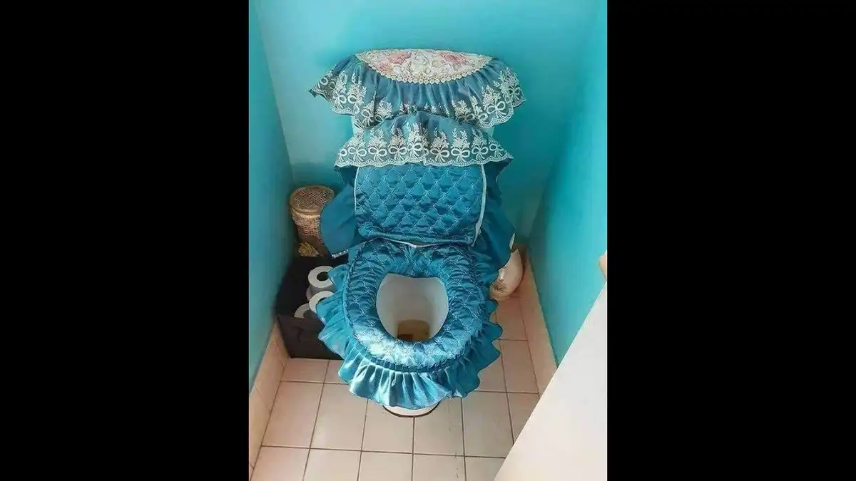 bizarr, dizájn, enteriőr, felújítás, humor, Különös, lakberendezés, otthon, Vécé, vicces