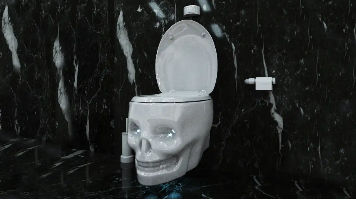 bizarr, dizájn, enteriőr, felújítás, humor, Különös, lakberendezés, otthon, Vécé, vicces