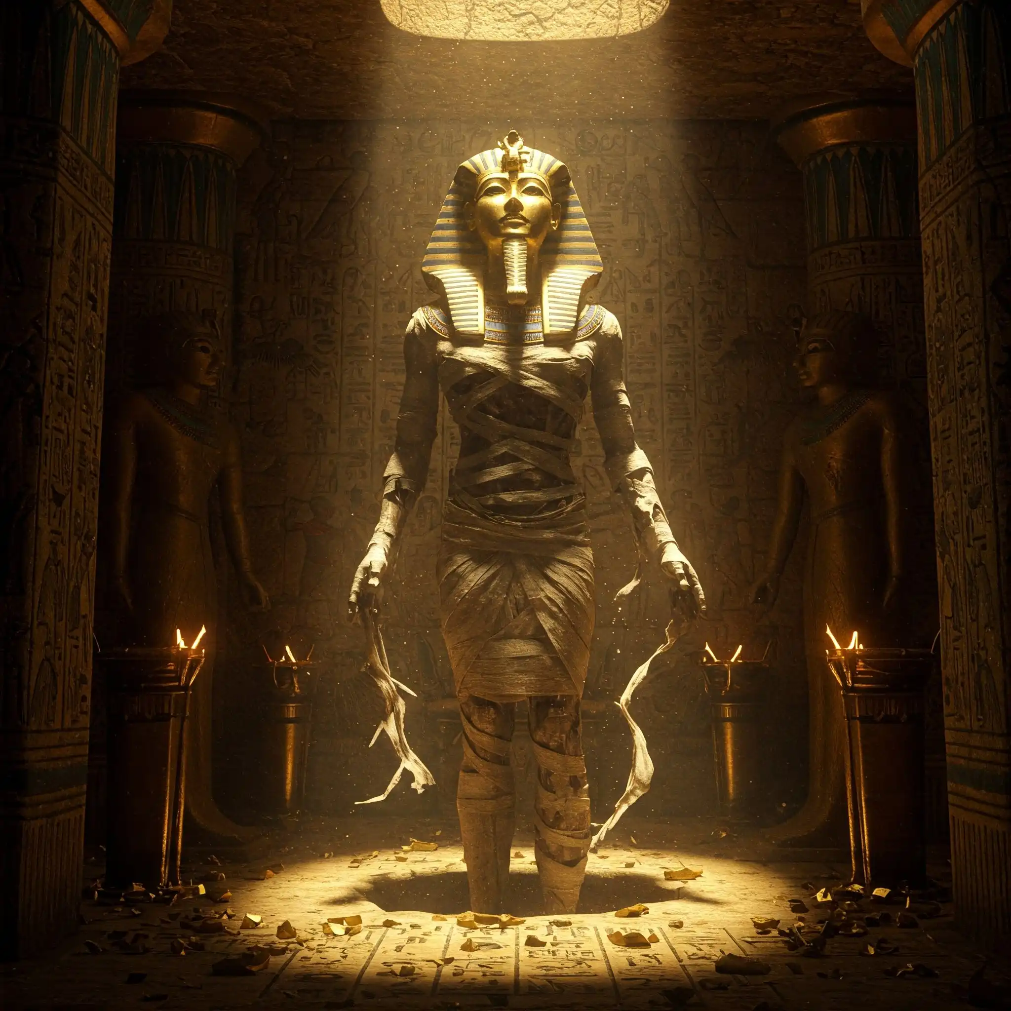 egyiptomi sírok, halálos csapdák, kínai sírok, maja sírok, mechanikus csapdák, mérgező csapdák, ókori sírok, pszichológiai csapdák, régészet, sírkamra csapdák