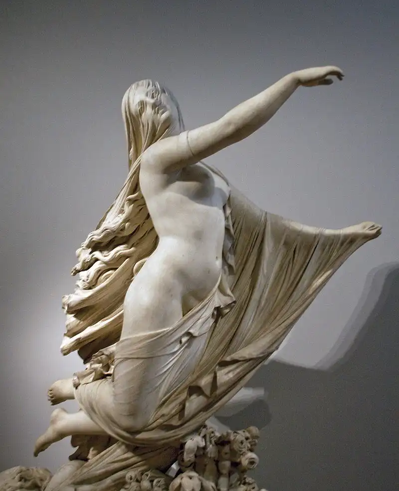 18. század, 19. század, Antonio Corradini, galéria, Giuseppe Sammartino, márvány, márványfátyol, művészet, művészettörténet, olasz szobrászat, Raffaello Monti, szobrászat, szobrok, technika, történelem, Vesta, vesták