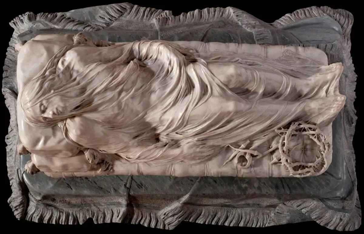 18. század, 19. század, Antonio Corradini, galéria, Giuseppe Sammartino, márvány, márványfátyol, művészet, művészettörténet, olasz szobrászat, Raffaello Monti, szobrászat, szobrok, technika, történelem, Vesta, vesták
