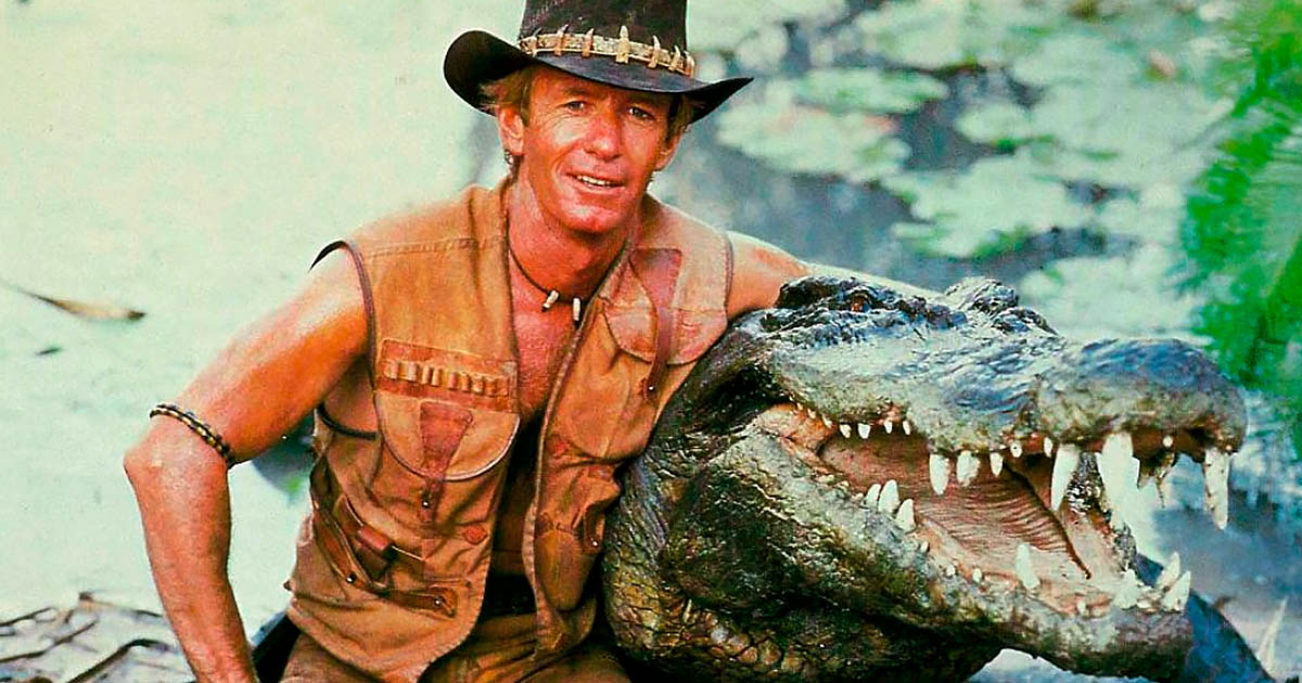 80-as évek, filmes érdekességek, kalandfilm, Krokodil Dundee, Kulisszatitkok, Linda Kozlowski, Paul Hogan, retró mozi, vígjáték
